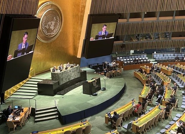 An overview of the UNGA discussion. Photo: VNA An overview of the UNGA discussion. Photo: VNA