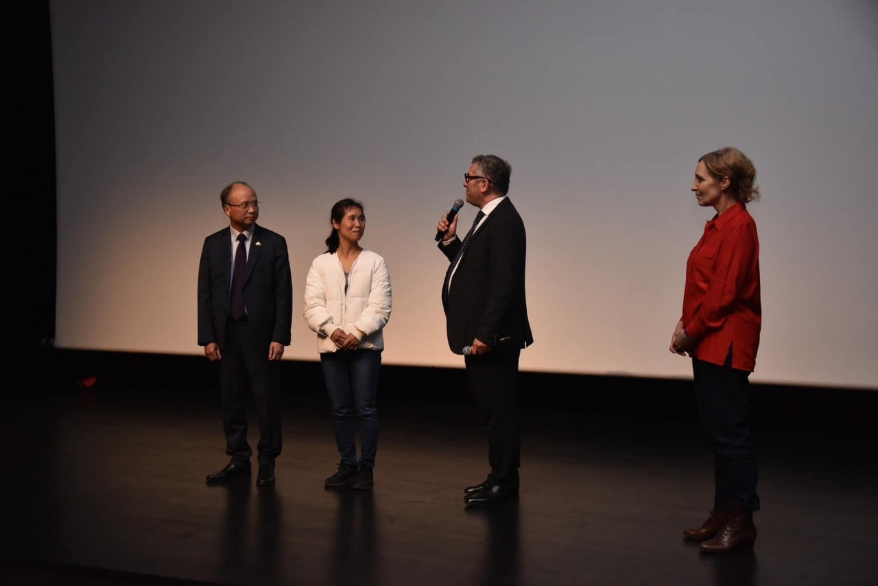 At one of the screening. Photo: VNA At one of the screening. Photo: VNA