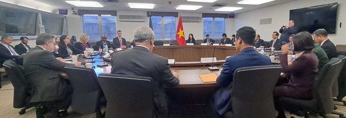 An overview of the 12th Vietnam-US Political, Security and Defence Dialogue. Photo: VGP An overview of the 12th Vietnam-US Political, Security and Defence Dialogue. Photo: VGP
