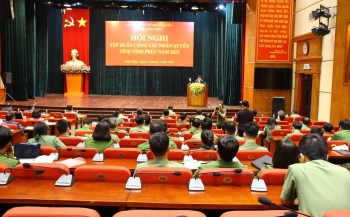 Vĩnh Phúc tổ chức tập huấn công tác nhân quyền năm 2023