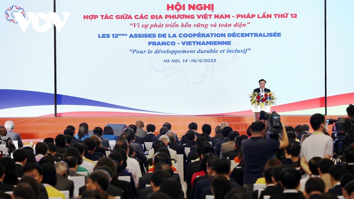 Khai mạc Hội nghị hợp tác giữa các địa phương Việt Nam - Pháp lần thứ 12 Khai mạc Hội nghị hợp tác giữa các địa phương Việt Nam - Pháp lần thứ 12
