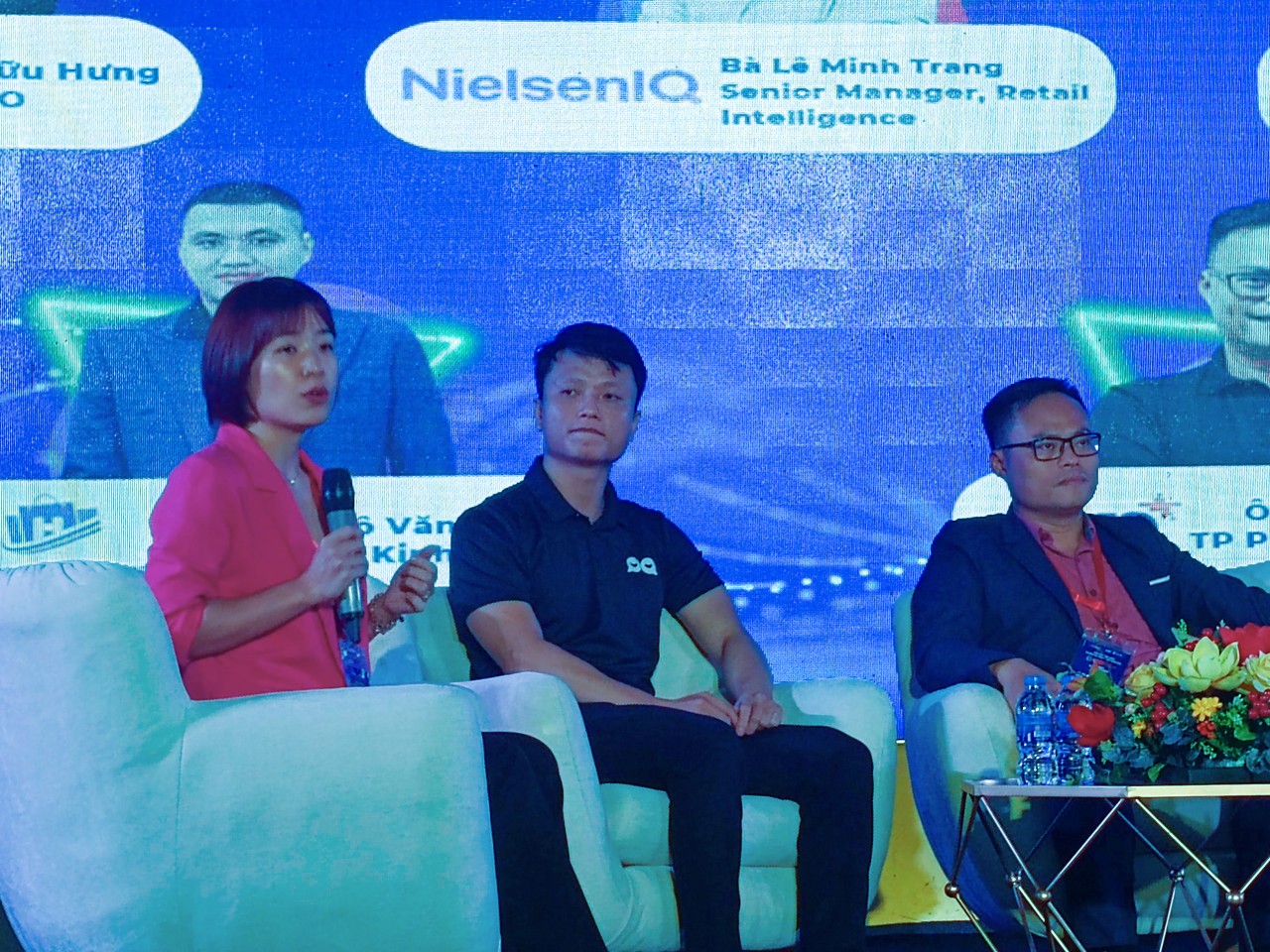 Bà Lê Minh Trang, quản lý cao cấp của Nielsen IQ tại VOBF 2023.