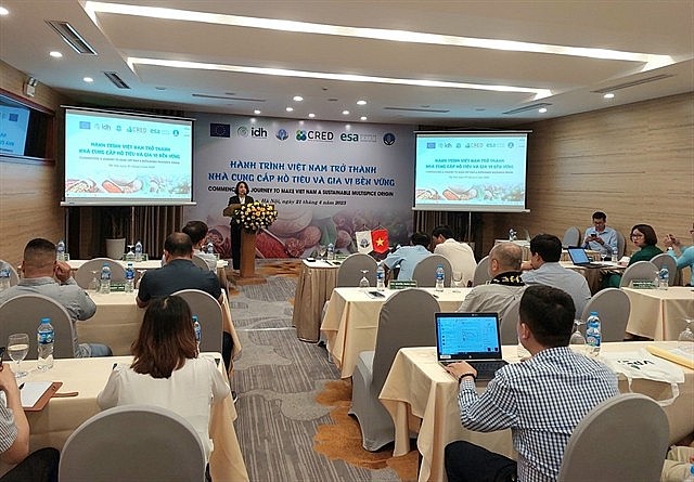 The conference on the country’s journey to becoming a sustainable multispice origin taking place in Hà Nội on Friday. Photo: bnews.vn The conference on the country’s journey to becoming a sustainable multispice origin taking place in Hà Nội on Friday. Photo: bnews.vn