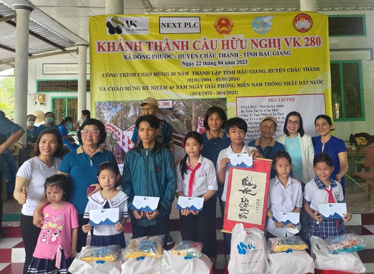 undefined Thêm một cây cầu Việt kiều khánh thành tại tỉnh Hậu Giang