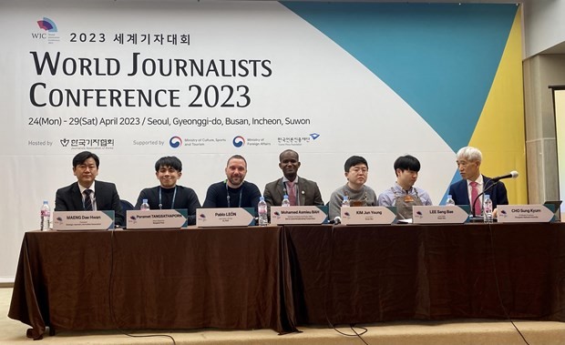 World Journalists Conference 2023 opens in Seoul, the Republic of Korea. Photo: Nguyen Yen World Journalists Conference 2023 opens in Seoul, the Republic of Korea. Photo: Nguyen Yen