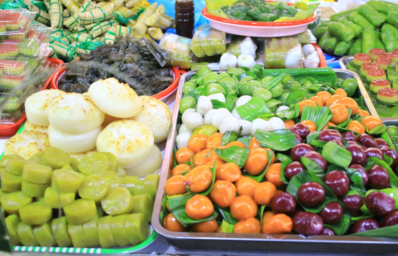 Thực khách có cơ hội thưởng thức nhiều món bánh dân gian Nam Bộ nổi tiếng Thực khách có cơ hội thưởng thức nhiều món bánh dân gian Nam Bộ nổi tiếng