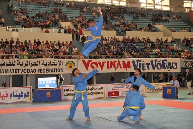 Sức sống và sự lan tỏa kỳ lạ của môn võ Vovinam trên đất Algeria | Thể thao | Vietnam+ (VietnamPlus) Sức sống và sự lan tỏa kỳ lạ của môn võ Vovinam trên đất Algeria | Thể thao | Vietnam+ (VietnamPlus)