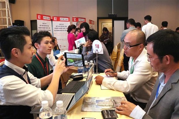 At a Vietnam-Japan business networking in Ho Chi Minh City. Photo: VNA At a Vietnam-Japan business networking in Ho Chi Minh City. Photo: VNA