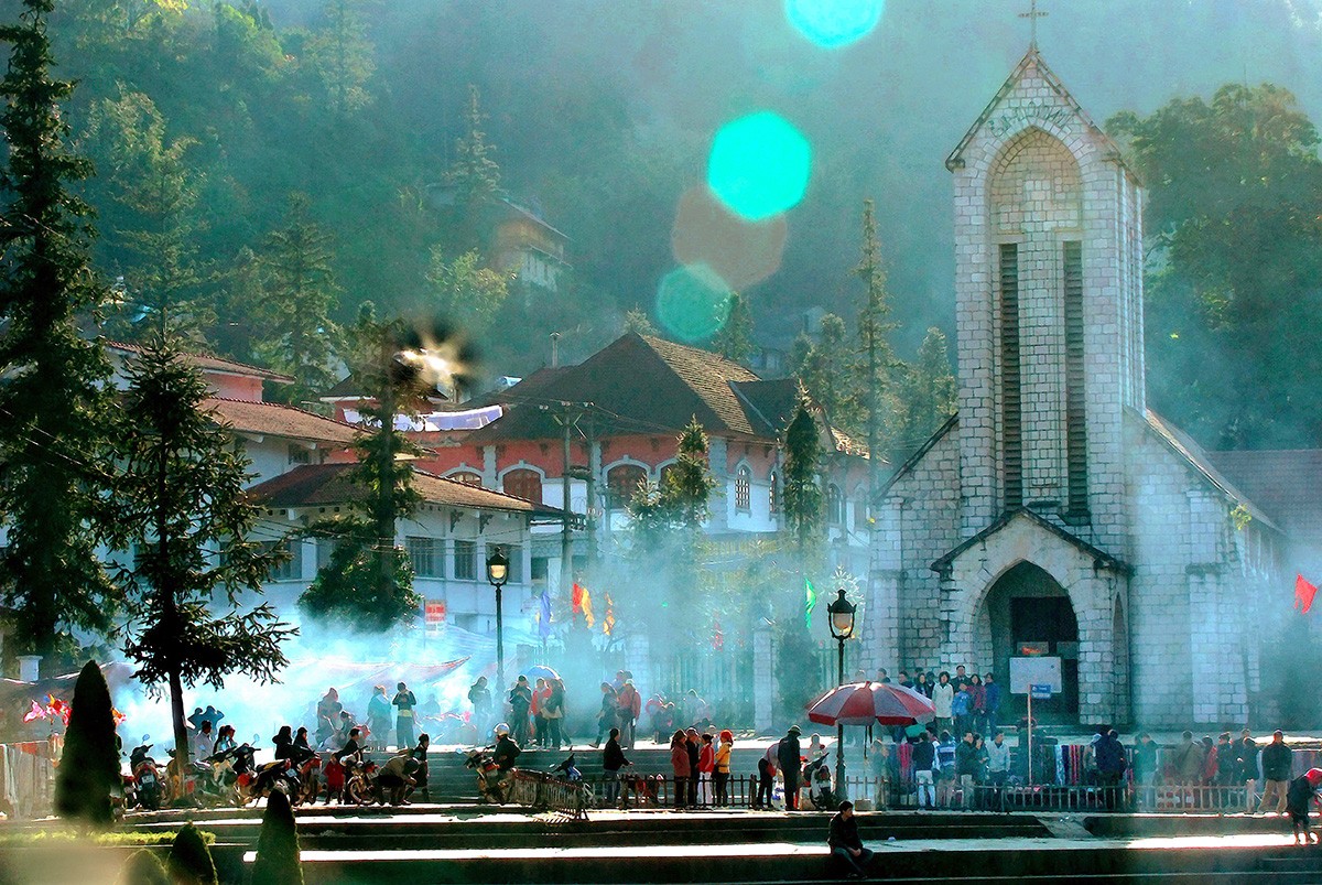 Nhà thờ đá Sapa. (Ảnh: Tổng cục Du lịch)