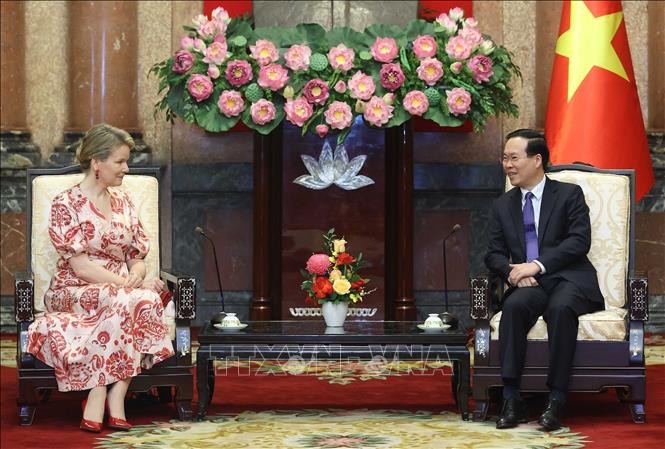 Chủ tịch nước Võ Văn Thưởng tiếp Hoàng hậu Bỉ kiêm Chủ tịch danh dự UNICEF Bỉ Chủ tịch nước Võ Văn Thưởng tiếp Hoàng hậu Bỉ kiêm Chủ tịch danh dự UNICEF Bỉ