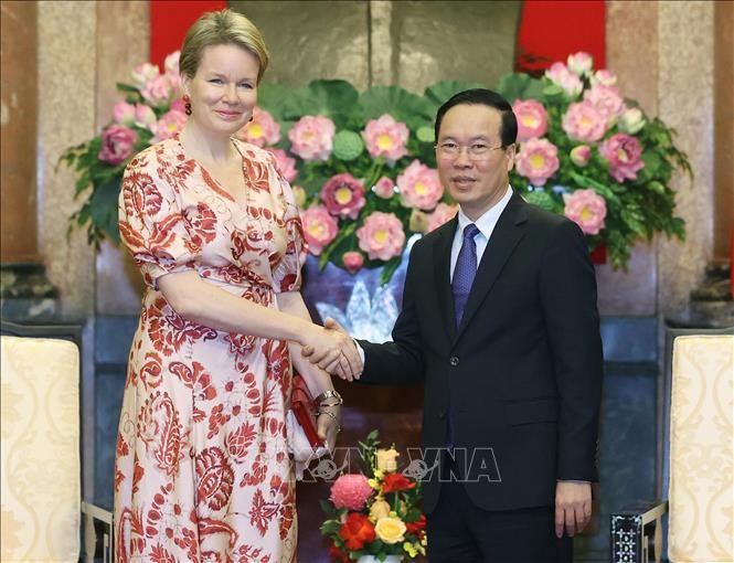 Chủ tịch nước Võ Văn Thưởng tiếp Hoàng hậu Bỉ kiêm Chủ tịch danh dự UNICEF Bỉ Chủ tịch nước Võ Văn Thưởng tiếp Hoàng hậu Bỉ kiêm Chủ tịch danh dự UNICEF Bỉ