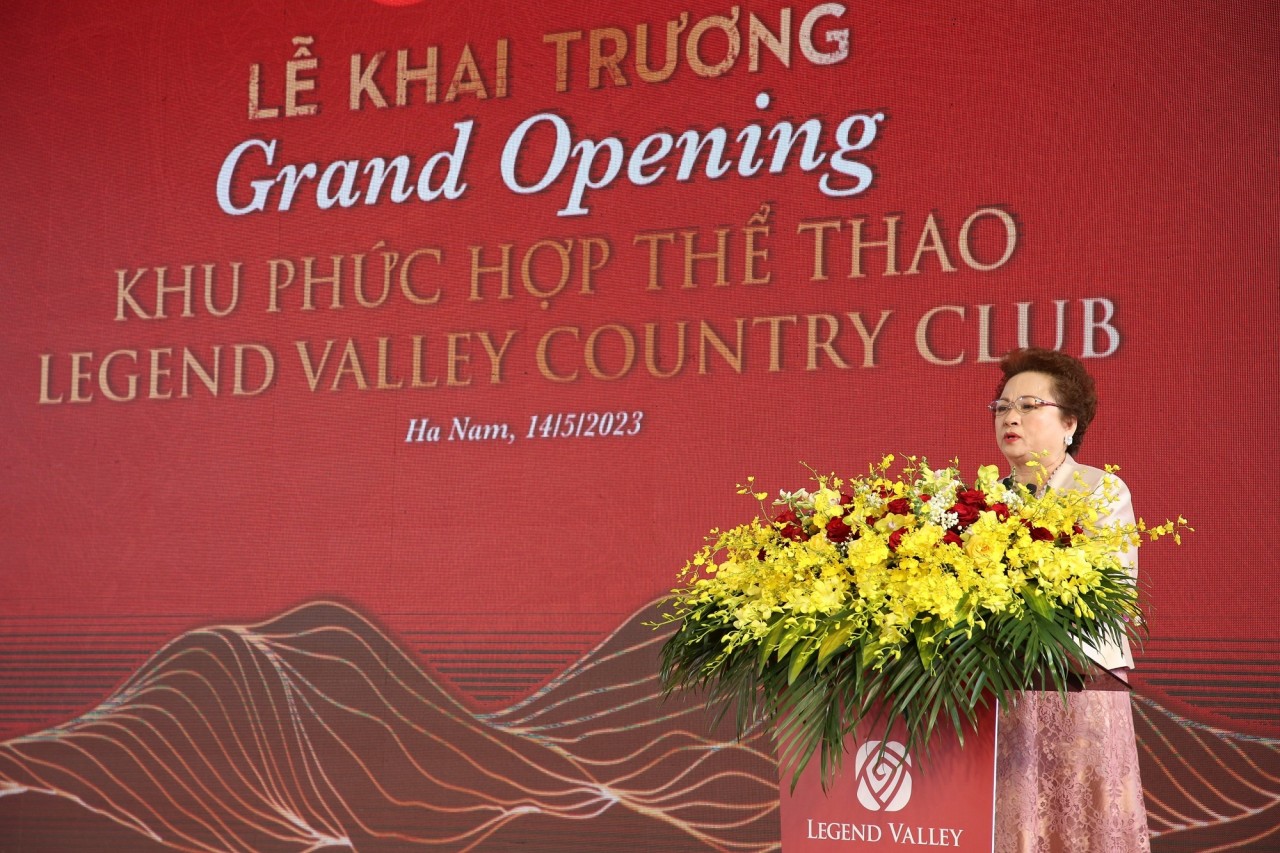 Bà Nguyễn Thị Nga, đại diện Chủ đầu tư, phát biểu tại sự kiện. Bà Nguyễn Thị Nga, đại diện Chủ đầu tư, phát biểu tại sự kiện.