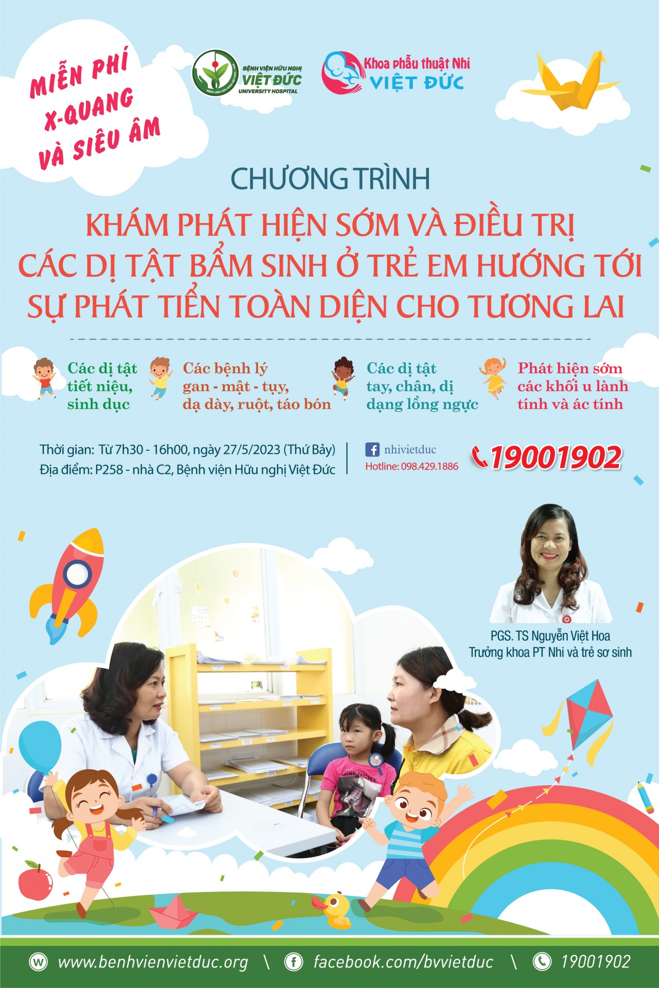 Hà Nội: Khám và điều trị miễn phí các dị tật bẩm sinh ở trẻ em Hà Nội: Khám và điều trị miễn phí các dị tật bẩm sinh ở trẻ em