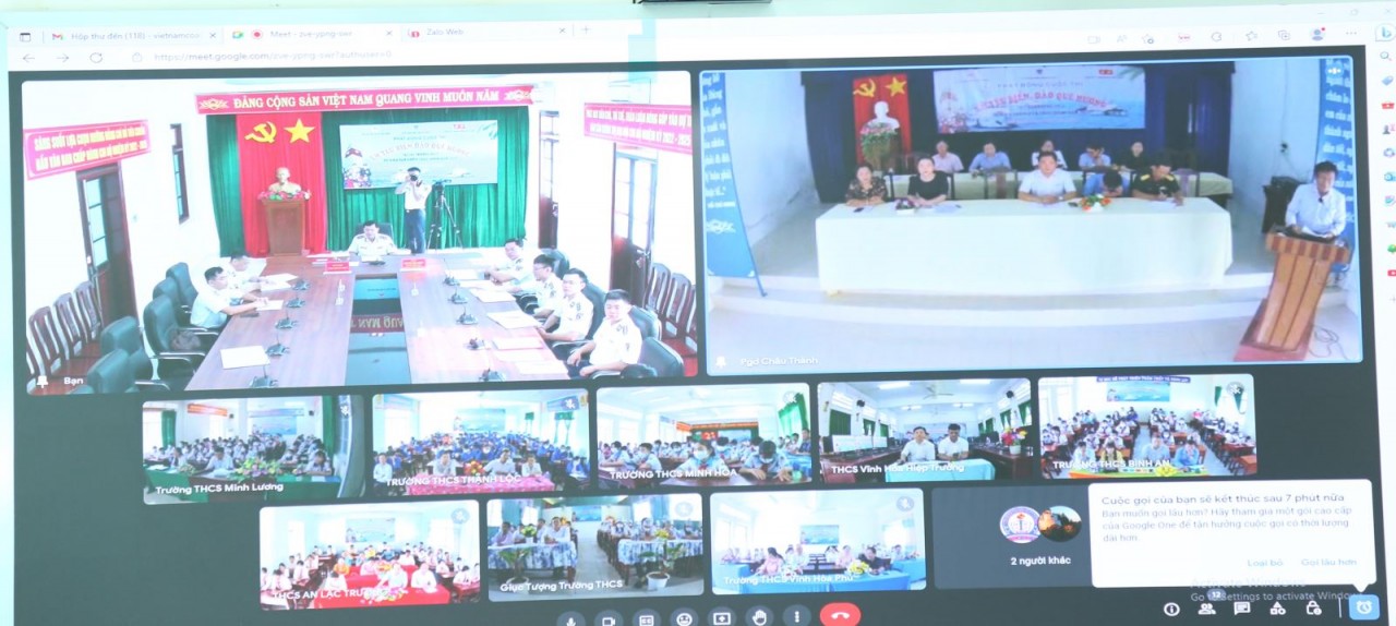 Nhân lên tình yêu biển, đảo cho các em học sinh Nhân lên tình yêu biển, đảo cho các em học sinh