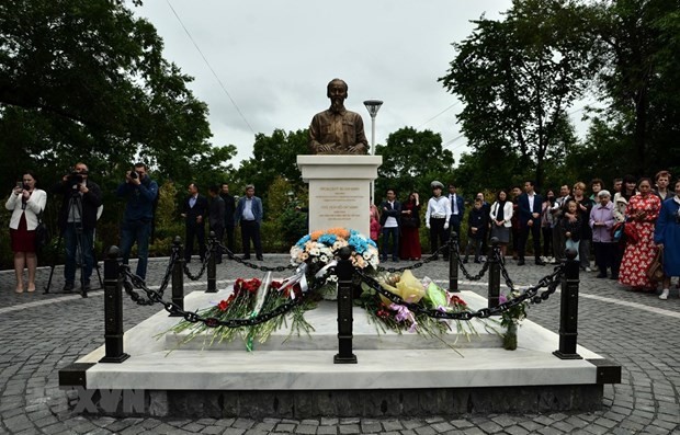 President Ho Chi Minh Monument in Vladivostok. Photo: VNA President Ho Chi Minh Monument in Vladivostok. Photo: VNA