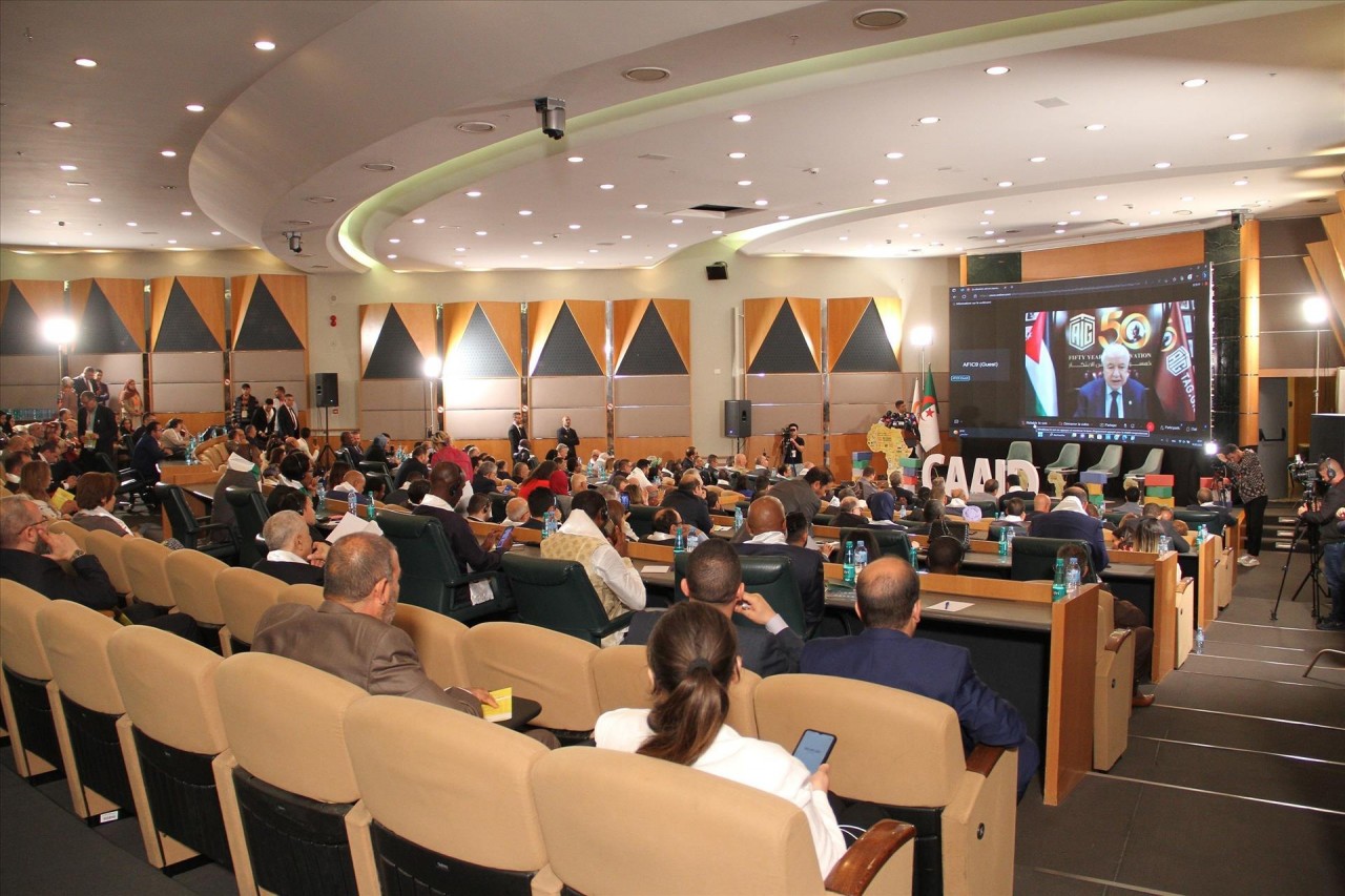 The ninth African Investment and Commerce Forum 2023 (AFIC9) which got underway from May 16 to May 17 in the Algerian capital of Algiers. Photo: VNA The ninth African Investment and Commerce Forum 2023 (AFIC9) which got underway from May 16 to May 17 in the Algerian capital of Algiers. Photo: VNA