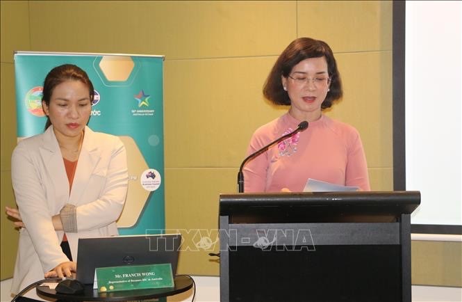 Vice Chairwoman of the provincial People’s Committee Tran Tuyet Minh speaks at the event (Photo: VNA) Vice Chairwoman of the provincial People’s Committee Tran Tuyet Minh speaks at the event (Photo: VNA)