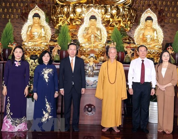 Giáo hội Phật giáo Việt Nam có nhiều đóng góp trong "Hộ quốc, an dân" | Xã hội | Vietnam+ (VietnamPlus)