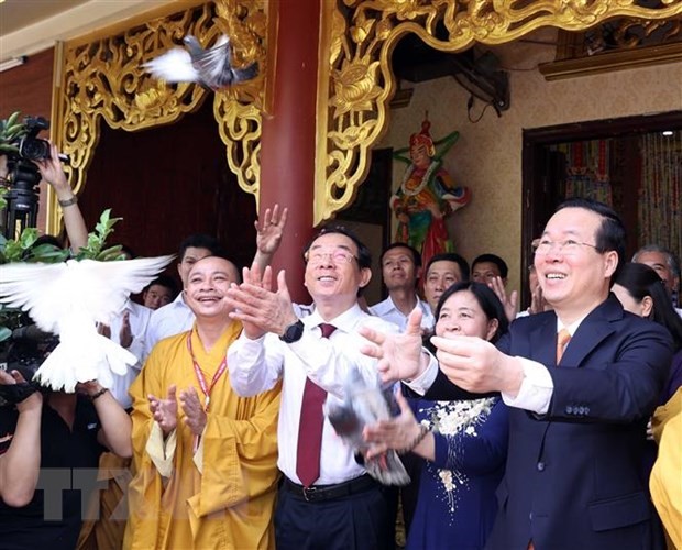 Giáo hội Phật giáo Việt Nam có nhiều đóng góp trong "Hộ quốc, an dân" | Xã hội | Vietnam+ (VietnamPlus)