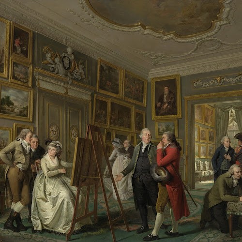The Art Gallery of Jan Gildemeester Jansz, Adriaan de Lelie, 1794 - 1795. Photo: Rijksmuseum The Art Gallery of Jan Gildemeester Jansz, Adriaan de Lelie, 1794 - 1795. Photo: Rijksmuseum