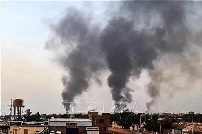 Fighting between the RSF and Sudanese army forces broke out last Saturday in the capital Khartoum and several other places, Fighting between the RSF and Sudanese army forces broke out last Saturday in the capital Khartoum and several other places,