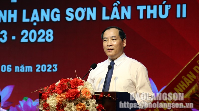 Đại hội Hội hữu nghị Việt –Trung tỉnh Lạng Sơn lần thứ II, nhiệm kỳ 2023 - 2028 Đại hội Hội hữu nghị Việt –Trung tỉnh Lạng Sơn lần thứ II, nhiệm kỳ 2023 - 2028