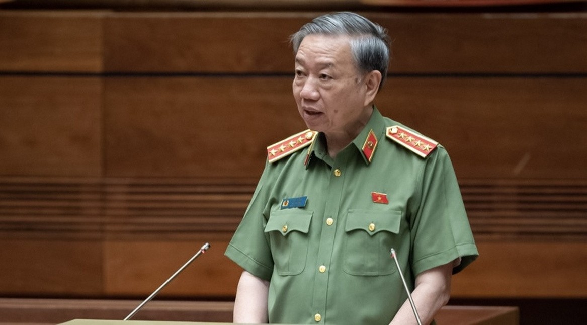 Bộ trưởng Bộ Công an Tô Lâm.