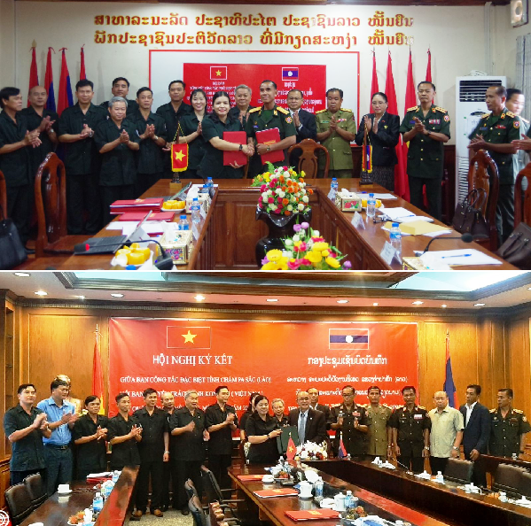 Kon Tum Hội đàm với hai tỉnh Attapư và Chămpasắc về hồi hương hài cốt liệt sĩ hy sinh tại Lào Kon Tum Hội đàm với hai tỉnh Attapư và Chămpasắc về hồi hương hài cốt liệt sĩ hy sinh tại Lào