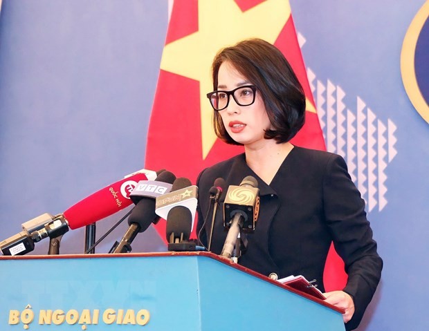 Người Phát ngôn Bộ Ngoại giao Việt Nam Phạm Thu Hằng. (Ảnh: VGP) Người Phát ngôn Bộ Ngoại giao Việt Nam Phạm Thu Hằng. (Ảnh: VGP)