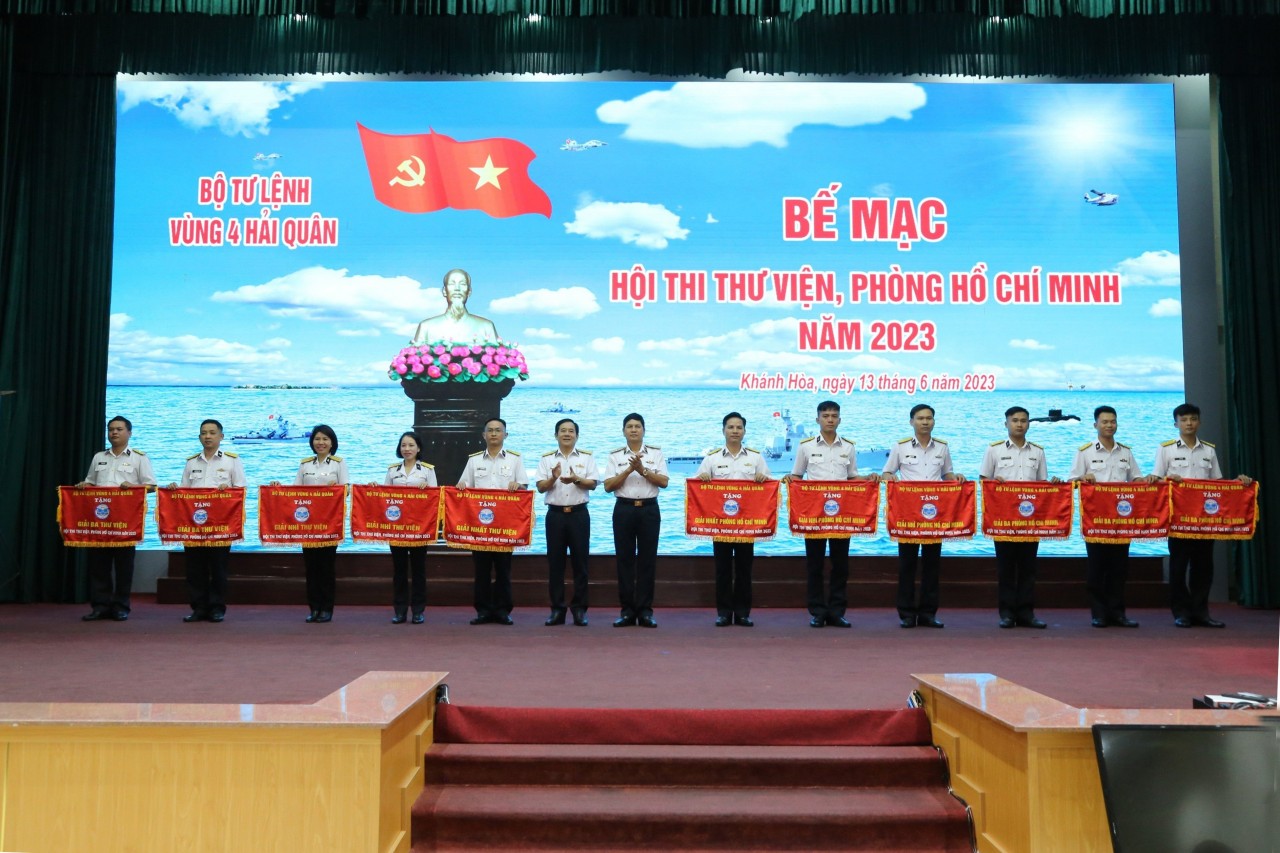 Hội thi thư viện, phòng Hồ Chí Minh Vùng 4 Hải quân năm 2023 kết thúc thành công Hội thi thư viện, phòng Hồ Chí Minh Vùng 4 Hải quân năm 2023 kết thúc thành công