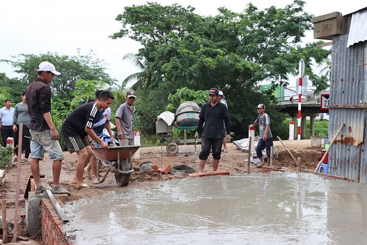 Sóc Trăng: 1.200 hộ nghèo sắp có mái ấm mới Sóc Trăng: 1.200 hộ nghèo sắp có mái ấm mới