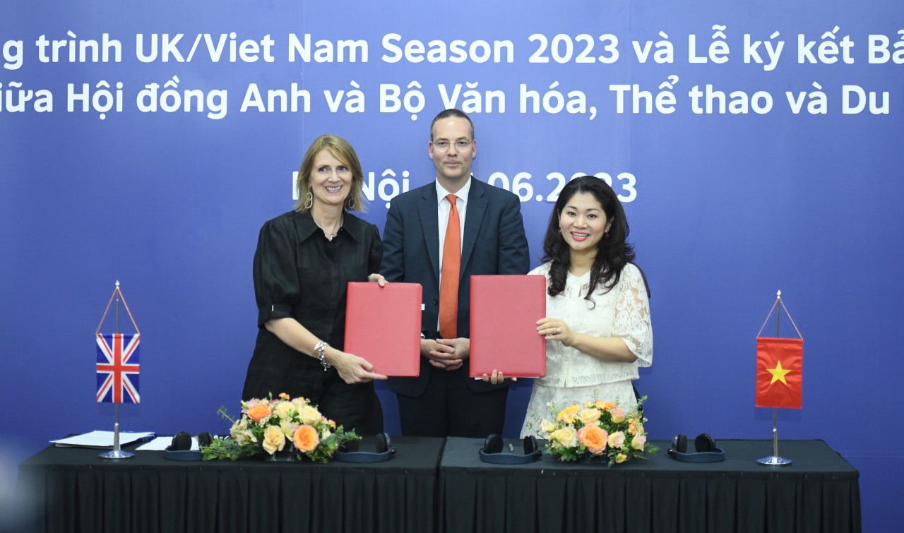 Thúc đẩy hợp tác sáng tạo trong giáo dục, văn hóa nghệ thuật giữa Việt Nam - Vương quốc Anh Thúc đẩy hợp tác sáng tạo trong giáo dục, văn hóa nghệ thuật giữa Việt Nam - Vương quốc Anh