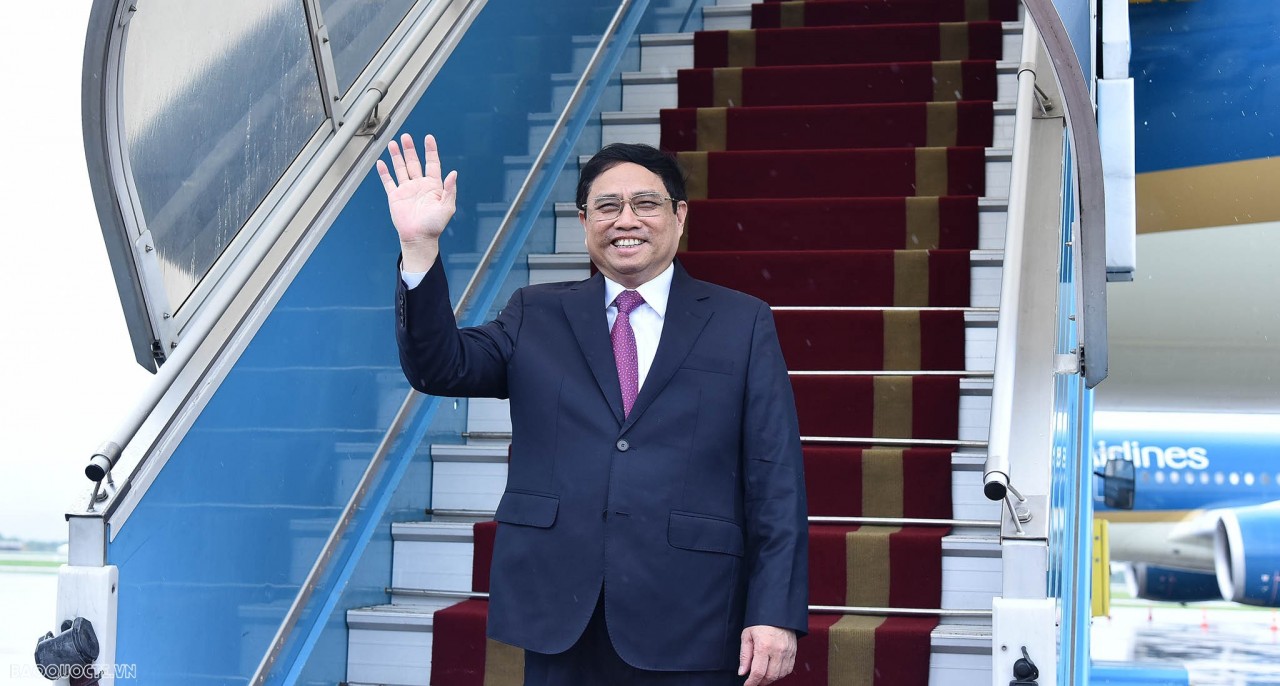 Thủ tướng Phạm Minh Chính lên đường thăm chính thức Trung Quốc, dự Hội nghị thường niên Diễn đàn WEF Thủ tướng Phạm Minh Chính lên đường thăm chính thức Trung Quốc, dự Hội nghị thường niên Diễn đàn WEF