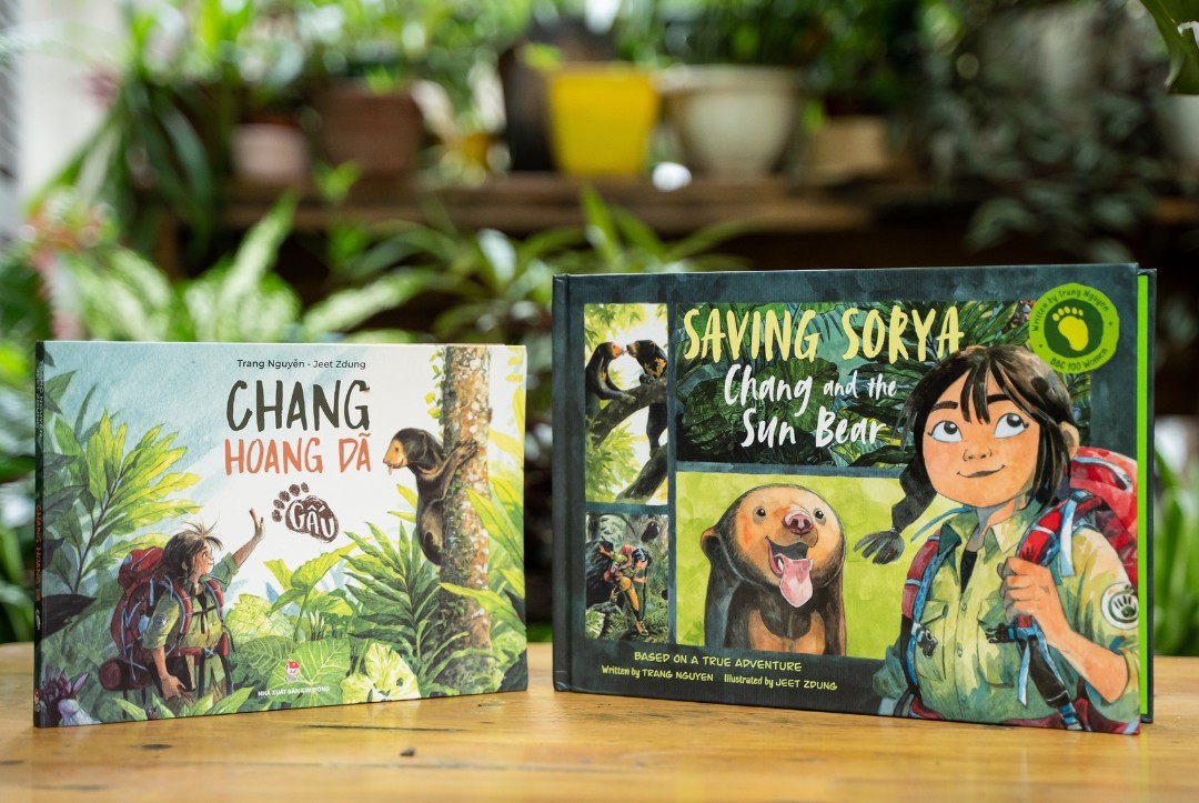 “Saving Sorya: Chang and the Sun Bear” published by Pan Macmillan Publishing House. Photo: Nguyen Kim Long “Saving Sorya: Chang and the Sun Bear” published by Pan Macmillan Publishing House. Photo: Nguyen Kim Long