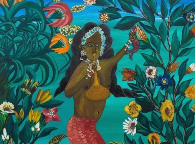 La Sirene của nghệ sĩ Haiti André Pierre. La Sirene của nghệ sĩ Haiti André Pierre.