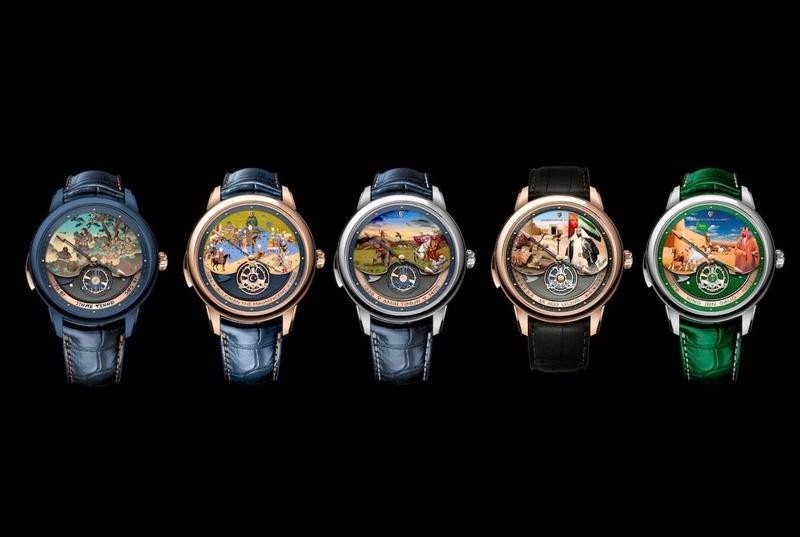Một số mẫu trong bộ sưu tập đồng hồ tôn vinh các nhân vật lịch sử của Christophe Claret. (Ảnh: Watch Collecting Lifestyle) Một số mẫu trong bộ sưu tập đồng hồ tôn vinh các nhân vật lịch sử của Christophe Claret. (Ảnh: Watch Collecting Lifestyle)