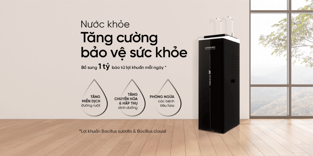 Tăng cường miễn dịch hệ tiêu hóa với hàng tỉ bào tử lợi khuẩn Probiotics từ nước uống Tăng cường miễn dịch hệ tiêu hóa với hàng tỉ bào tử lợi khuẩn Probiotics từ nước uống