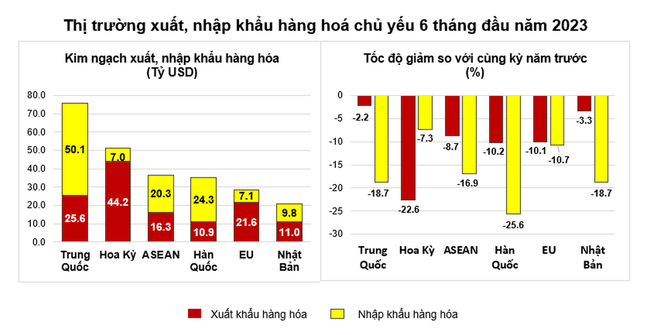 Việt Nam xuất siêu hơn 12,2 tỷ USD sau 6 tháng "Hụt hơi" cả hai chiều xuất - nhập khẩu, Việt Nam xuất siêu hơn 12,2 tỷ USD sau 6 tháng ảnh 5