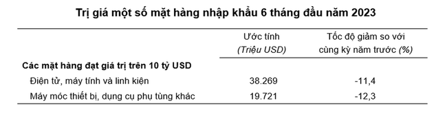 Việt Nam xuất siêu hơn 12,2 tỷ USD sau 6 tháng "Hụt hơi" cả hai chiều xuất - nhập khẩu, Việt Nam xuất siêu hơn 12,2 tỷ USD sau 6 tháng ảnh 4