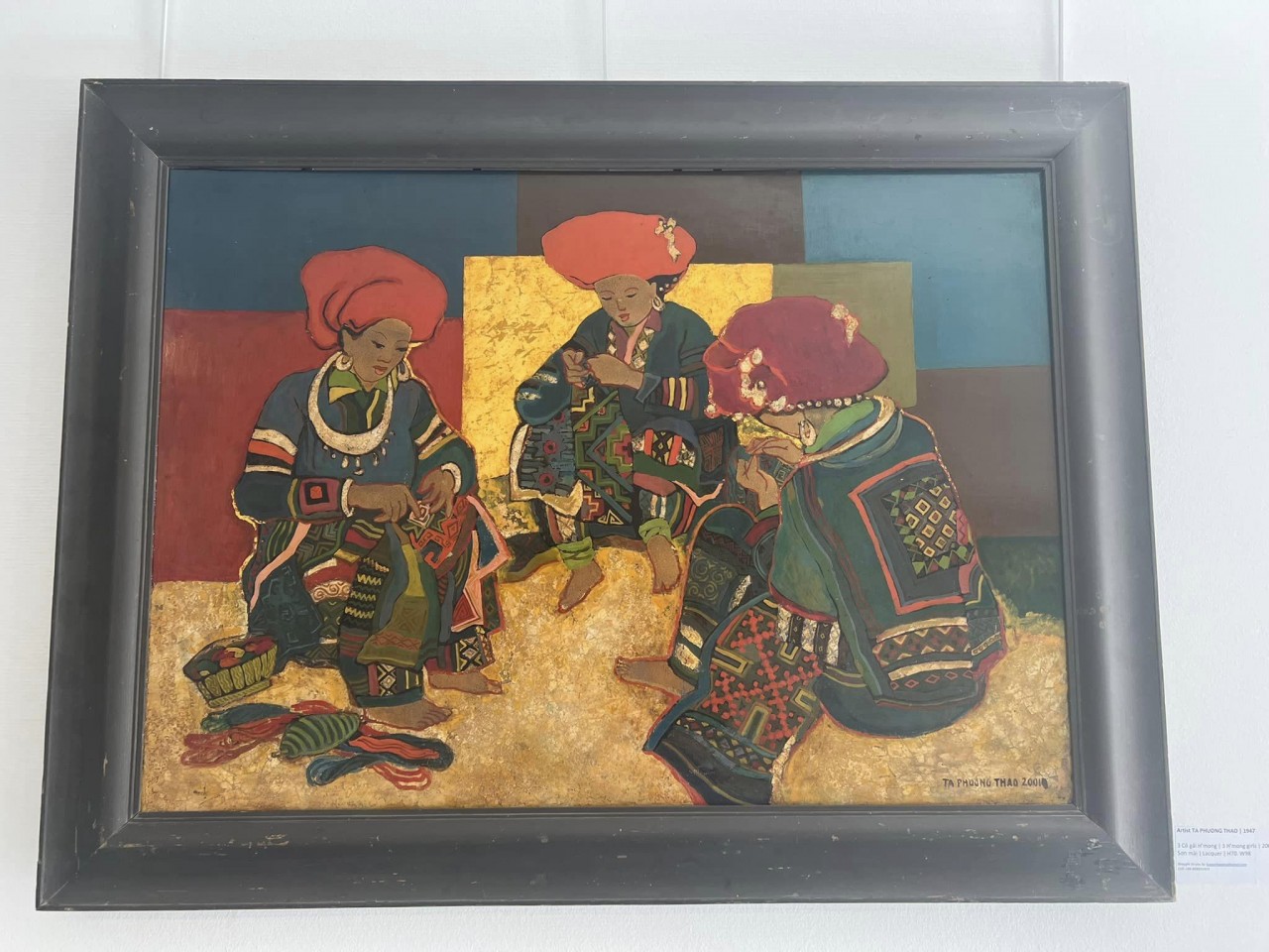 An artwork at the exhibition. Photo: Thu Ha An artwork at the exhibition. Photo: Thu Ha