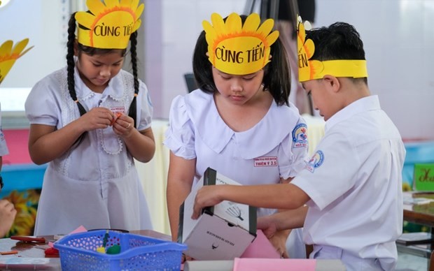 Can Tho city's students in a STEM class. Photo: cantho.edu.vn Can Tho city's students in a STEM class. Photo: cantho.edu.vn