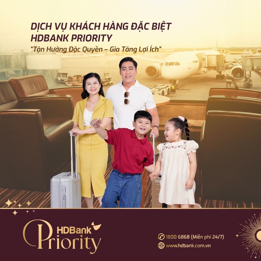 Dịch vụ HDBank Priority ra mắt với những ưu đãi vượt trội Dịch vụ HDBank Priority ra mắt với những ưu đãi vượt trội