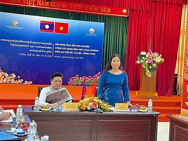 Acting Director of the Hanoi Department of Industry and Trade Tran Thi Phuong Lan speaks at the event (Photo: VNA) Acting Director of the Hanoi Department of Industry and Trade Tran Thi Phuong Lan speaks at the event (Photo: VNA)