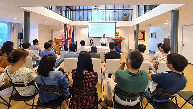Ambassador Pham Viet Anh spoke at the event. Photo: WVR Ambassador Pham Viet Anh spoke at the event. Photo: WVR