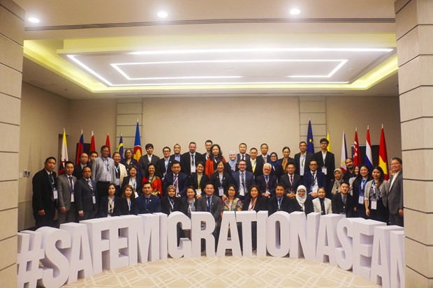 Đối thoại ASEAN-EU hợp tác bảo vệ lao động di cư ở Đông Nam Á hình ảnh 1 Doi thoai ASEAN-EU hop tac bao ve lao dong di cu o Dong Nam A hinh anh 1