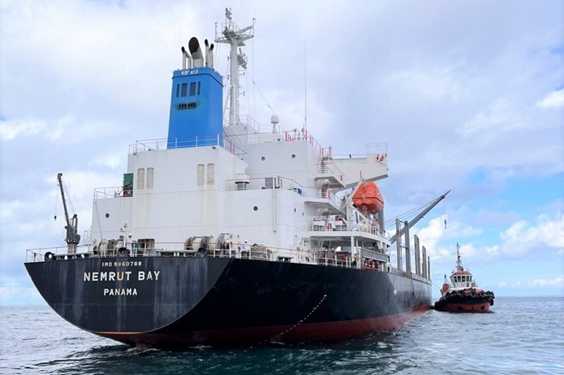 Lực lượng cứu hộ tiếp cận tàu hàng Nemrut Bay (Ảnh: Báo Đảng Cộng sản Việt Nam). Lực lượng cứu hộ tiếp cận tàu hàng Nemrut Bay (Ảnh: Báo Đảng Cộng sản Việt Nam).