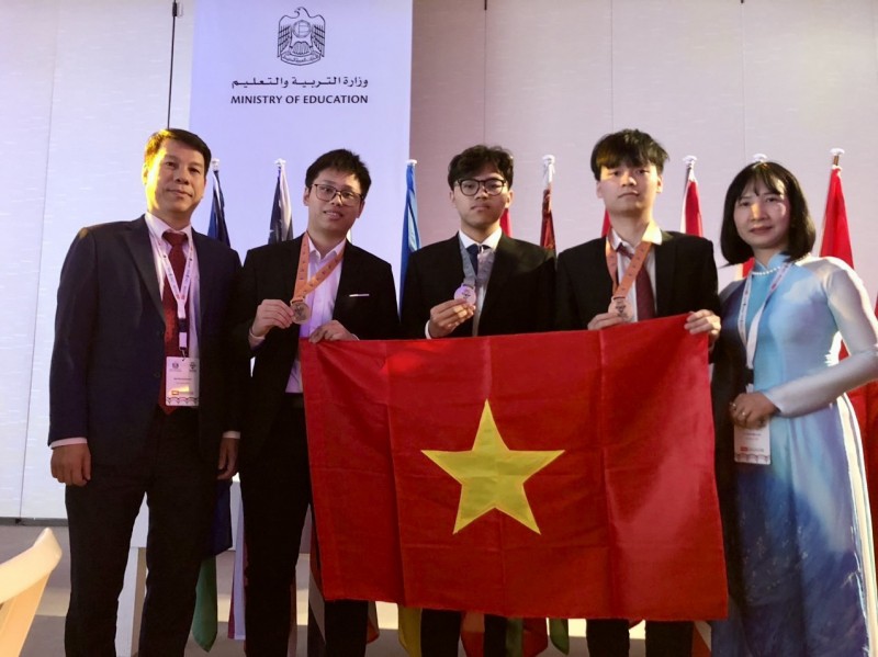 A delegation of Vietnamese students participate in the 2023 International Biology Olympiad. Photo: CAND A delegation of Vietnamese students participate in the 2023 International Biology Olympiad. Photo: CAND