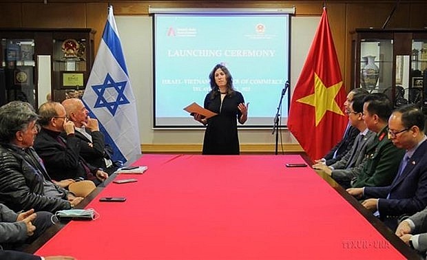 The Vietnamese Embassy in Israel, in collaboration with the Israel-Asia Chamber of Commerce, hold a ceremony on March 22, 2022 to inaugurate the Israel-Vietnam Chamber of Commerce. (Photo:VNA) The Vietnamese Embassy in Israel, in collaboration with the Israel-Asia Chamber of Commerce, hold a ceremony on March 22, 2022 to inaugurate the Israel-Vietnam Chamber of Commerce. (Photo:VNA)