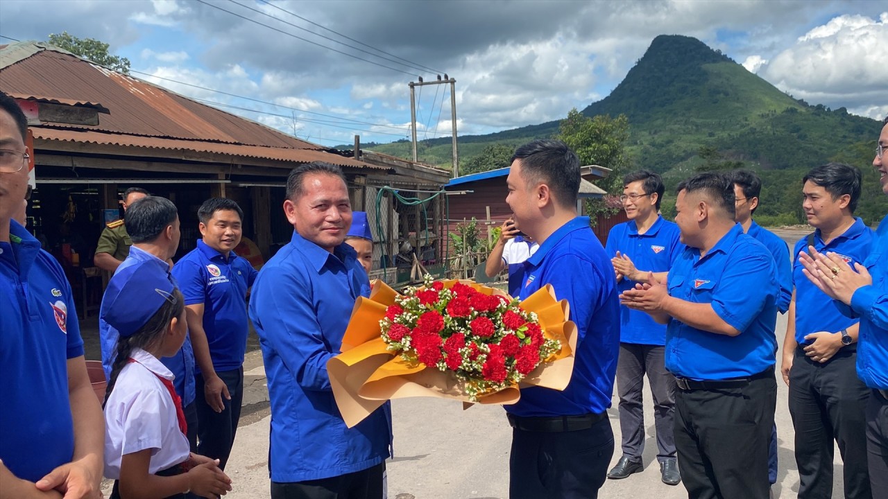 Thành đoàn Đà Nẵng đã có mặt tại tỉnh Salavan (Lào) để thực hiện các hoạt động tình nguyện năm 2023. Ảnh: Thành đoàn Đà Nẵng