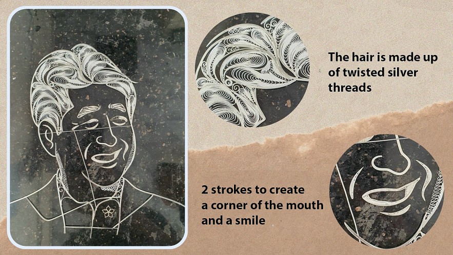 Vietnamese Artists Depict Late Japanese PM Shinzo Abe in Silver Painting Vietnamese Artists Depict Late Japanese PM Shinzo Abe in Silver Painting